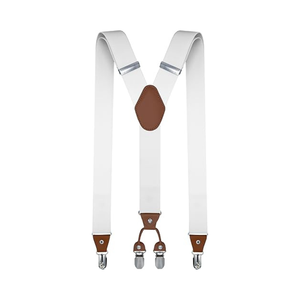 Tirantes elegantes personalizados para hombre, nuevo diseño al por mayor, tirantes anchos, clips metálicos fuertes, cinturón ajustable para pantalones vaqueros - Product Image 1