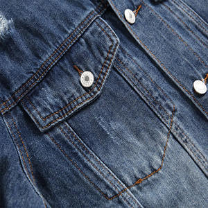 Custom Logo Men Denim <b>Jacket</b> <b>with</b> Embroidered Patch Men Denim <b>Jacket</b> <b>with</b> <b>Fleece</b> <b>Lining</b> for Winter Wear - Product Image 3