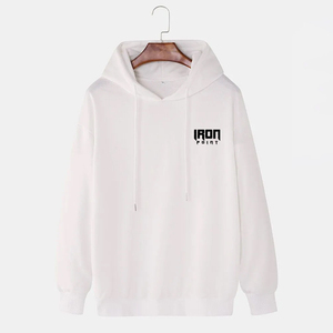 ผ้าคอตตอนมีฮู้ดสำหรับผู้ชายพิมพ์ลายพัฟขอบตัดด้วยความร้อนสำหรับฤดูหนาวผ้าครอปแบบไม่มีกระเป๋า - Product Image 2