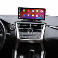 Pantalla Multimedia Portátil para Automóvil de 11.26 Pulgadas con Carplay y Android Auto, Radio para Automóvil con Función de DVR de Cámara Delantera y Trasera