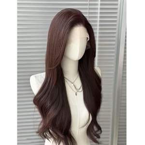 Peluca de Cabello Humano Indio No Remy Full HD con Frente de Encaje en Color Marrón Natural, Ondulado Profundo y Ecológica, Prithvi Enterprises PE-AV-86 - Product Image 4