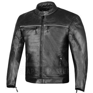 Veste de moto en cuir de qualité supérieure, best-seller, coupe-vent, imperméable, respirante, style urbain, logo personnalisé pour - Product Image 2