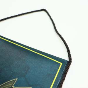 Premium Double Sided Crystal Satin Pennant <b>Banner</b> Custom Design with Digital Printing Portable Polyester Flags <b>Banners</b> - Product Image 3