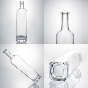 Botella de Vidrio para Licor de Whisky, Ron, Vodka y Tequila de 750 ml, 700 ml y 500 ml, con Tapa de Corcho Redonda, Fondo Grueso, Personalizada de Fábrica a Bajo Precio - Product Image 2