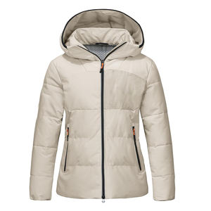 Chaqueta Acolchada Personalizada para Mujer, Ligera, Estilo Bomber, Acolchada, Gruesa, de Mezclilla, OEM - Product Image 1