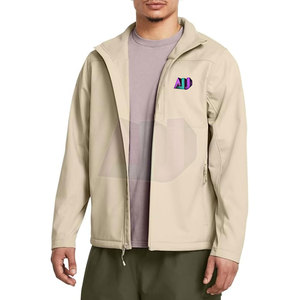 Chaqueta Soft-Shell Casual para Hombre, Transpirable, Resistente al Viento, Fabricada en Pakistán, Cuello Alto, Logotipo Frontal Personalizable, Alta Calidad - Product Image 1