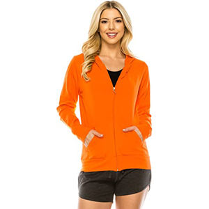 Sudadera con capucha informal para mujer, de algodón, con cremallera, ropa para Parte Superior Femenina - Product Image 1