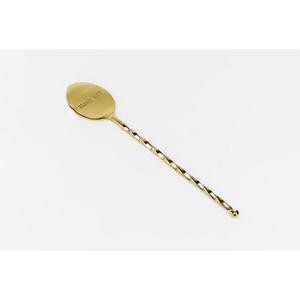Juego de Cucharas para Mezclar con Acabado Dorado, Accesorios para Bar, Juego de 4 Cucharas de Acero Inoxidable para Mezclar Cócteles, Certificadas para Contacto con Alimentos - Product Image 2