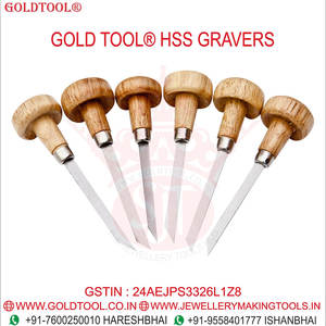 Lot de 6 graveurs pour outils et équipements de bijouterie - Product Image 1