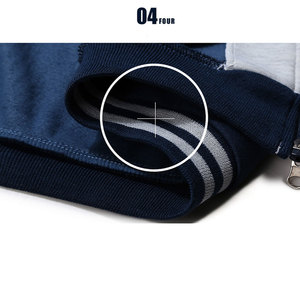 Nueva llegada OEM de moda de los hombres de algodón transpirable chándal conjunto Durable mejor diseño con logotipo personalizado Slim Fit chándal para el invierno - Product Image 5