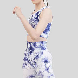 Quick drying Shockproof Large Backless Yoga <b>Underwear</b> Sensible Chest Pad Fitness Bra Thin Strap Cross Beautiful Back Sports Bra - Product Image 2