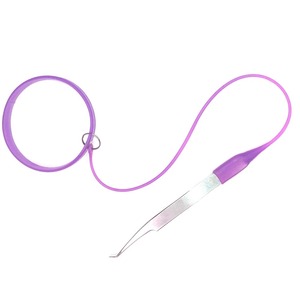 Pince à épiler d'extension de cils certifiée CE en acier et acier inoxydable protecteur et support Bracelet anneau en silicone bracelet de poignet - Product Image 1