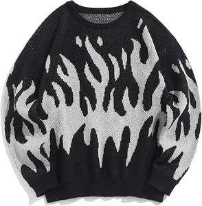 Sweat-shirt à col rond, pull-over, couche de base, version coréenne, sport, manches longues, nouvelle collection automne 2024, vêtements pour hommes - Product Image 1