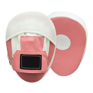 Rose-Blanc-Couleur Hautement Personnalisé Pakistan Fait Punching Mitaines Kickboxing Thai Boxing Pads Training Focus Punch Mitts - Product Image 1