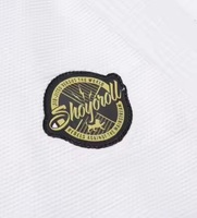 Uniforme de Jiu Jitsu Personalizado de Alta Calidad en Poliéster/Algodón, Ligero, Transpirable, Elástico, Resistente al Encogimiento, de Secado Rápido, con Logotipo Frontal