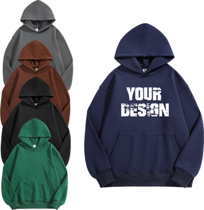 Sweat à capuche surdimensionné pour homme, streetwear d'hiver, 100% coton, haute qualité, écologique, 340g - Product Image 5