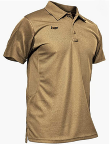 Prix de gros Chemises polo tendance pour hommes Séchage rapide Performance Manches longues et courtes Chemises tactiques Jersey piqué Chemise de golf - Product Image 3