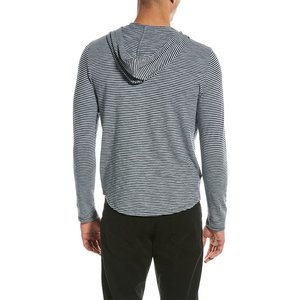 Felpa con Cappuccio Vince Taglia XL, Blu Costiero/Auricolare, Tessuto in Cotone 100% Lavorato a Maglia, Effetto Consumato con Lavaggio Acido - Product Image 2