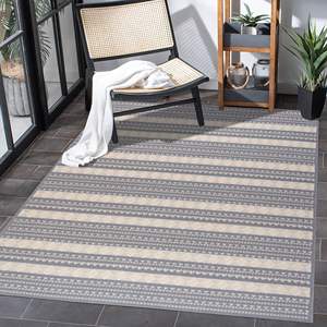 100% Cotton <b>Grey</b> Vintage <b>Rug</b> Washable Non-Slip Area <b>Rug</b> Set 60x180cm for <b>Living</b> <b>Room</b> Bedroom Kitchen - Product Image 3