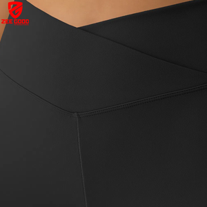 Meilleures ventes : Ensembles de fitness pour femmes, Leggings évasés ajustés personnalisés, Taille haute, Effet froncé aux fesses, pour l'entraînement, le yoga et le sport - Product Image 5