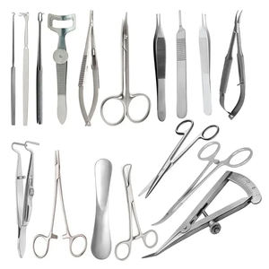 Ristow Kit d'instruments chirurgicaux de blépharoplastie en acier inoxydable à alimentation manuelle Chirurgie plastique Certifié CE ISO13485 Classe I - Product Image 1