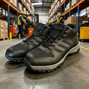Calzado <span class=keywords><strong>de</strong></span> Seguridad SOLID STONE CE Resistente al Aceite, con Puntera <span class=keywords><strong>de</strong></span> Acero, Anti-Impactos, Antideslizante, Impermeable y Duradero para Trabajos Químicos en Garajes - Product Image 1