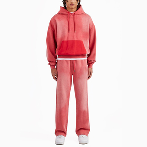 ชุดวอร์มสำหรับฤดูหนาวของผู้ชายแบบสั่งทำน้ำหนักเบาขนาดพิเศษน้ำหนักเบา500กรัม100% ผ้าฝ้ายซีดจาง - Product Image 4