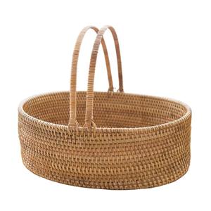 Customized Sizes Rattan <b>Basket</b> Set Of Four High Quality Designer <b>Basket</b> Round Shape Fancy Wholesale Rattan <b>Basket</b> - Product Image 6