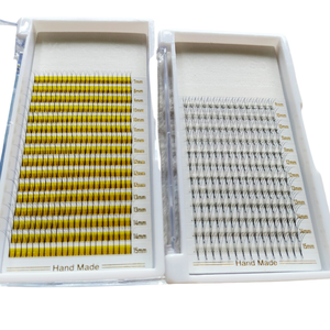 Extensiones 3D individuales OEM personalizadas Etiqueta Privada visón sintético coreano CD L Curl Easy Beauty Mix pestañas gruesas de Cachemira - Product Image 5