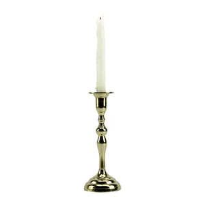 เชิงเทียนสีทองหรูหราทันสมัยเชิงเทียนแบบเรียบง่ายเชิงเทียนสำหรับตกแต่งในงานแต่งงาน - Product Image 5