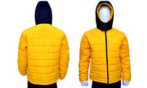 Veste matelassée coupe-vent pour hommes 100% veste matelassée chaude d'hiver en nylon vestes de vêtements personnalisés de haute qualité pour hommes - Product Image 6