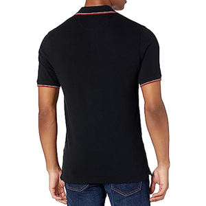 Polo de Golf de cuello alto de algodón 100% de alta calidad para hombre, camisa de manga corta de punto sólido Anti-Anti OEM personalizable poliéster barato - Product Image 2