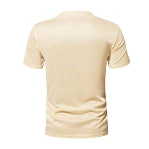 Camiseta de cuello en V de alta calidad para hombre 2026, camiseta lisa de corte ajustado, camiseta con cuello en V personalizada, camisetas transpirables en blanco más vendidas - Product Image 4