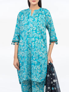 Trajes de Mujer al por Mayor, Conjuntos de Verano Casuales de Lino, Salwar Kameez Étnico de Diseño Moderno con Bordado en Color Claro para Fiesta - Product Image 4