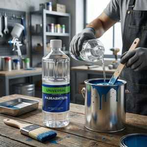 Industrial Light Petroleum Naphtha Thinner 0.9L with Good Solvency for Cleaning Degreasing Paint <b>Thinning</b> Universal - Product Image 2