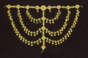 <b>Women</b> Hair Jewelry Bridal Hair Decoration Accessory Gold Plated Hairpin <b>Headband</b> Jewellery New Fashion Trendy Look - Product Image 3