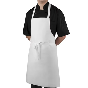 Logotipo personalizado hombres mujeres unisex cocina restaurante café barbacoa pintura uniforme profesional ajustable chef delantal delantales de cocina - Product Image 2