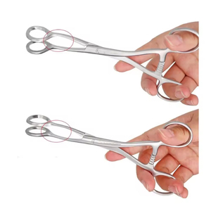 Haute qualité Mini Forester éponge pince en gros pas cher prix en acier inoxydable fendu corps Piercing outils Septum pince - Product Image 2