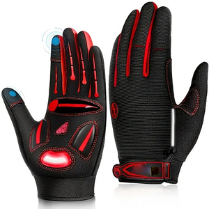 Guantes de ciclismo con almohadilla de gel cómodos para hombre para ciclismo de montaña y carretera-Correa de muñeca ajustable-guante de bicicleta - Product Image 4