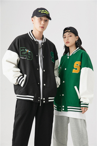 Veste d'université d'hiver de haute qualité pour hommes en chenille de coton/polaire taille personnalisée vente en gros - Product Image 6