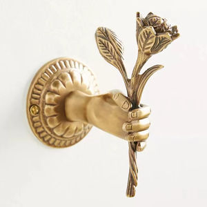 Gancho de pared de aluminio de lujo de primera calidad con estilo geométrico moderno diseñado para apartamentos elegantes y oficinas contemporáneas - Product Image 1