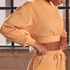 Sweats à capuche respirants en coton et polyester pour femmes Casual Washed Front Design Anti-Wrinkle Anti-Pilling pour l'hiver - Product Image 4