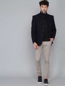 Unique Design <b>Black</b> <b>Mens</b> <b>Casual</b> <b>Blazer</b> Versatile Style Jacket For Smart <b>Casual</b> Occasions Available At Wholesale Price - Product Image 3
