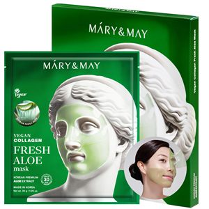 เมรี่แอนด์เมย์ เฟรช อโล คูลลิ่ง ไฮโดรเจล มาส์ก 4 แผ่น - Product Image 1
