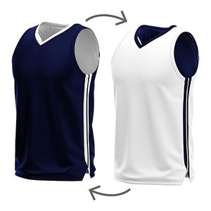 Maillot de basket-ball réversible personnalisable Design respirant Créez votre propre logo Prix de gros Vêtements de basket-ball - Product Image 4