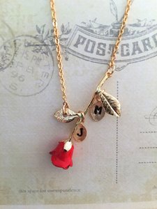 Colgantes de Plata de Ley 925 con diseño de Rosa vintage clásico con chapado en oro para fiesta de aniversario de mujer, compromiso de boda - Product Image 3