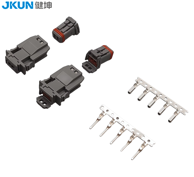 QC2508 Automotive Waterproof Connector 2-pin 2.5mm Pitch Compliant with Automotive-grade Standards USCAR2.0 and QC/T1067-2017