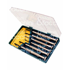 Juego de 6 Destornilladores de Precisión con Puntas Planas y Cruzadas Modelo 293450 - Product Image 1