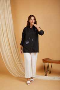 Nouveau concepteur de vêtements personnalisés de haute qualité, robe décontractée à manches longues pour femmes à la fabrication en gros - Product Image 5