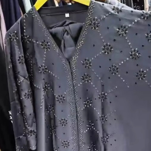 Caftan islamique modeste pour femmes de qualité supérieure Abaya élégant vêtements de mariée musulmans traditionnels avec accessoire de style Dubaï inclus - Product Image 1